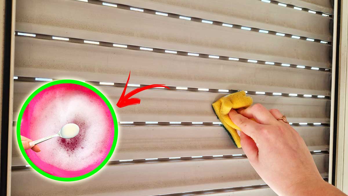 Come pulire le Tapparelle con 4+1 rimedi naturali
