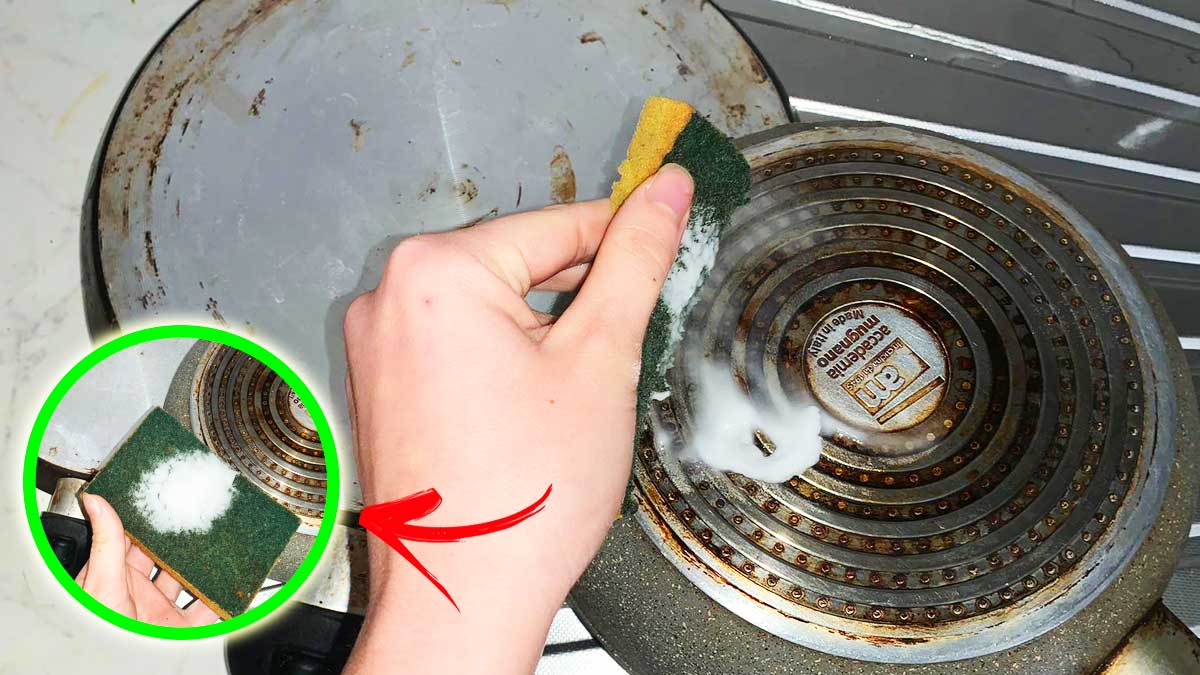 Come Togliere le Macchie Nere di Bruciato sul Fondo delle Padelle