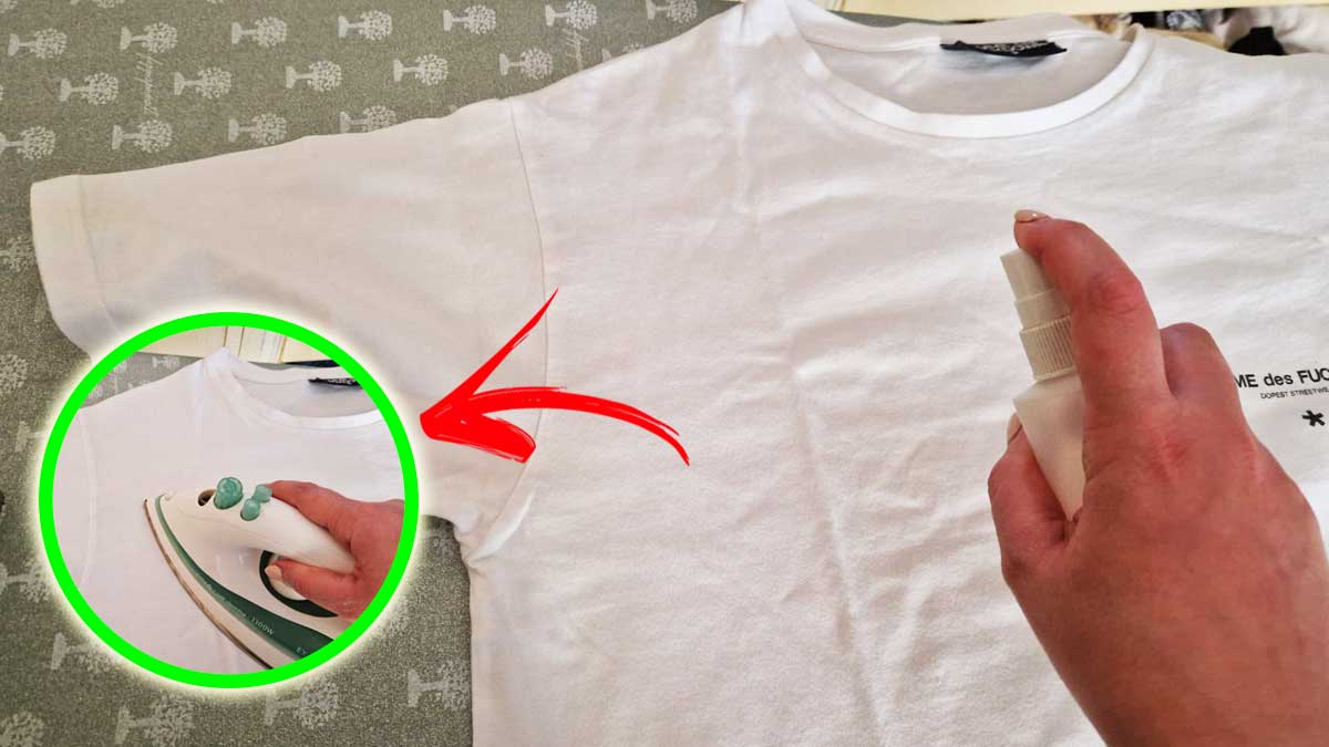 Come stirare senza fatica con il Rimedio anti-grinze