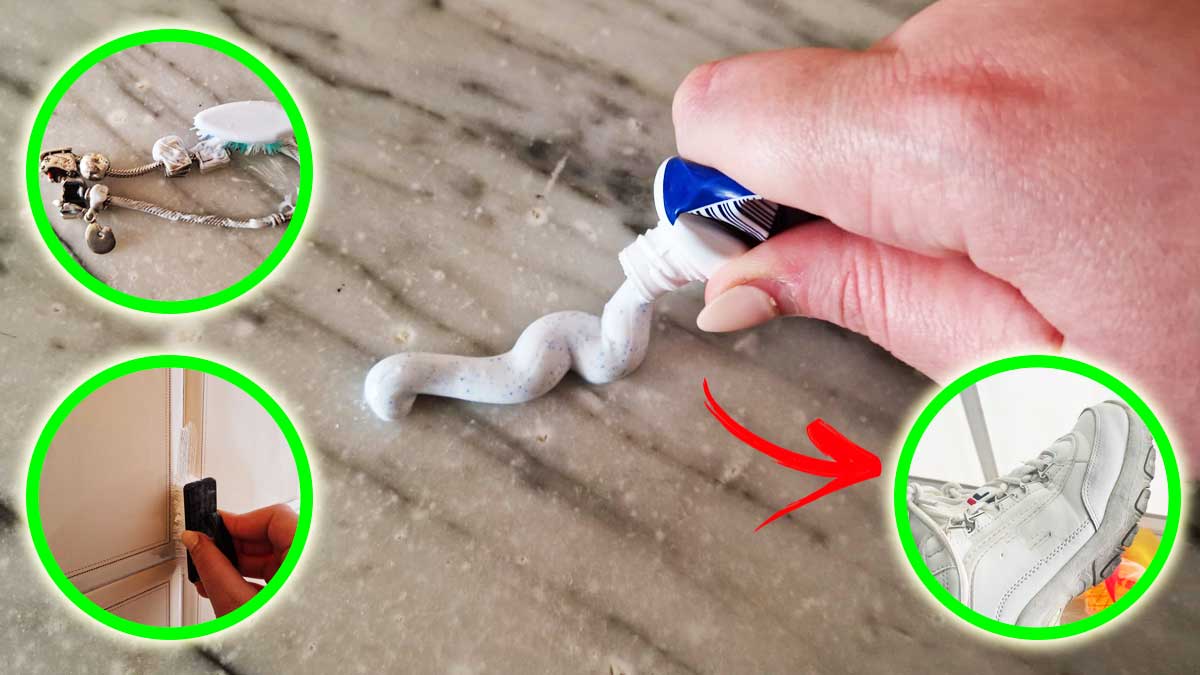 Tutti i Trucchetti per pulire con il Dentifricio
