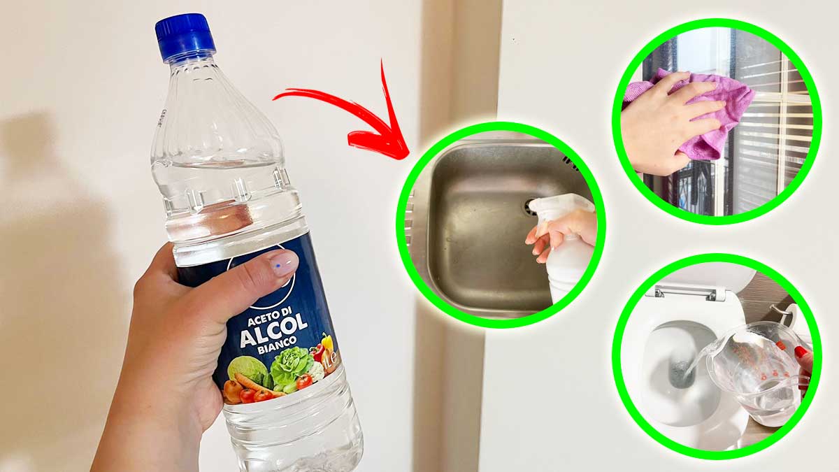 Aceto di Alcol: Trucchi in Cucina, sui Vetri e in Bagno