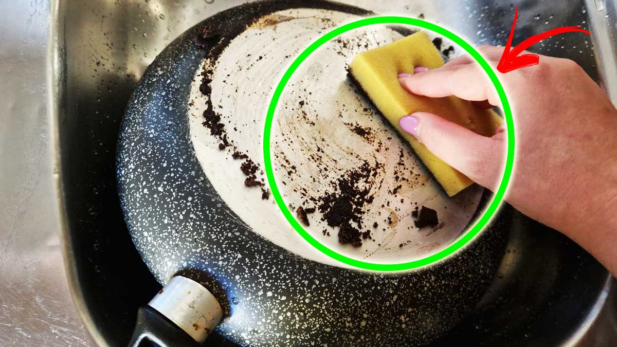 Come sgrassare Pentole e Padelle con un Trucco che non ti aspetti