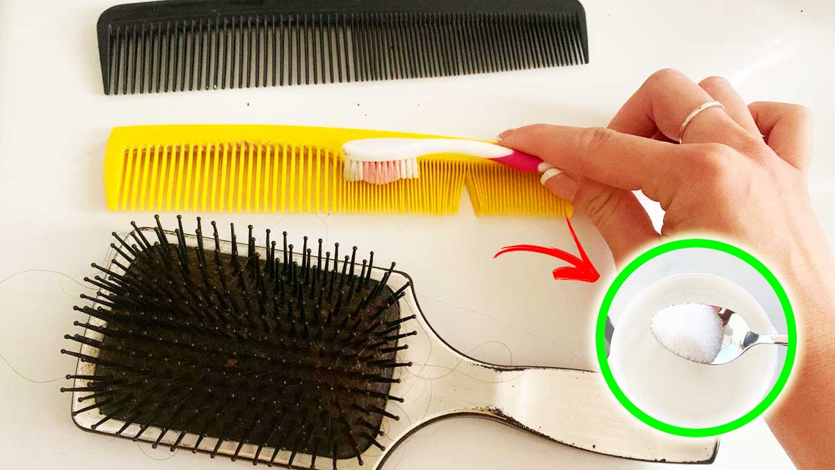 Come Fare la Pulizia di Spazzole e pettini con Rimedi Naturali