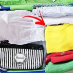 Come mettere i Vestiti in Valigia per non trovarli Sgualciti