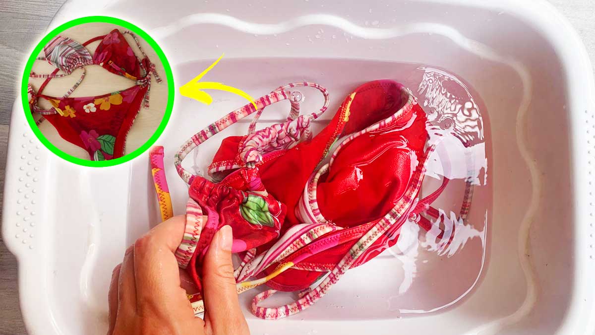 I Costumi colorati sembrano come nuovi con un semplice rimedio casalingo