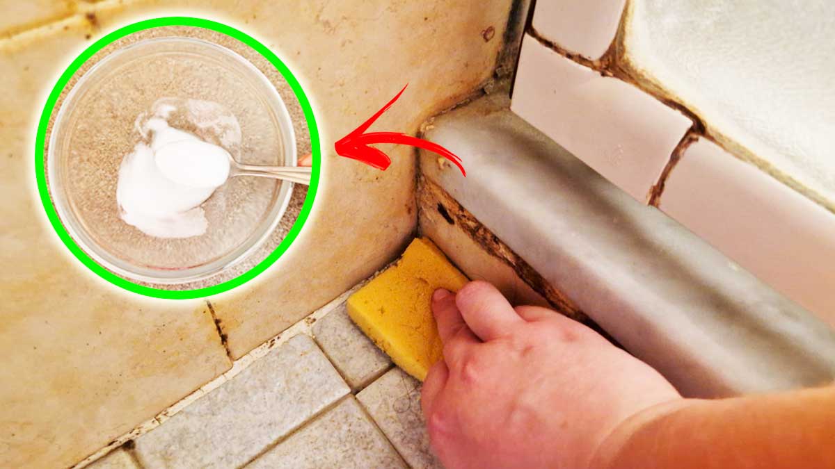 Come pulire gli Angoli e Silicone della Doccia ingialliti con un rimedio fai da te