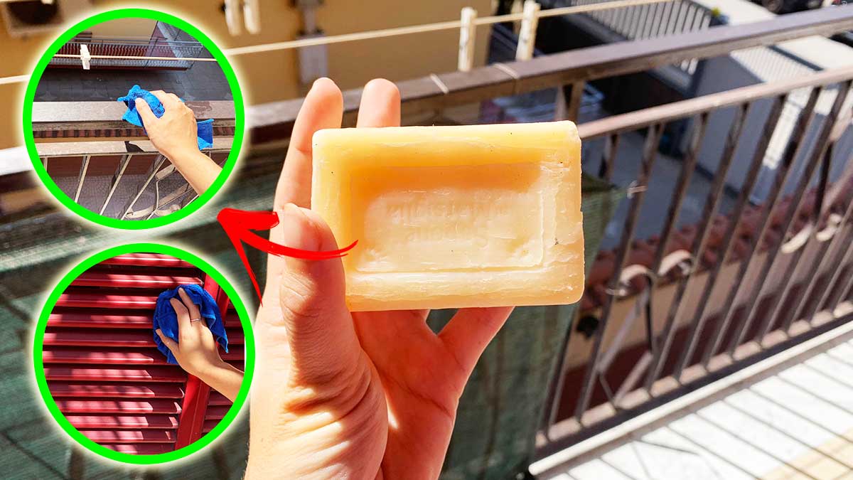 Come usare un Panetto di Sapone Marsiglia per pulire il Balcone da cima a fondo