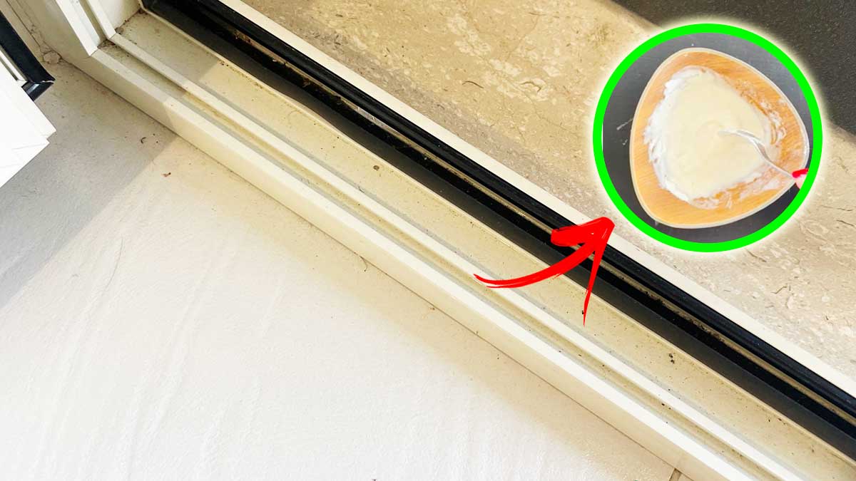 Come togliere facilmente lo sporco che si incastra nelle fessure degli infissi