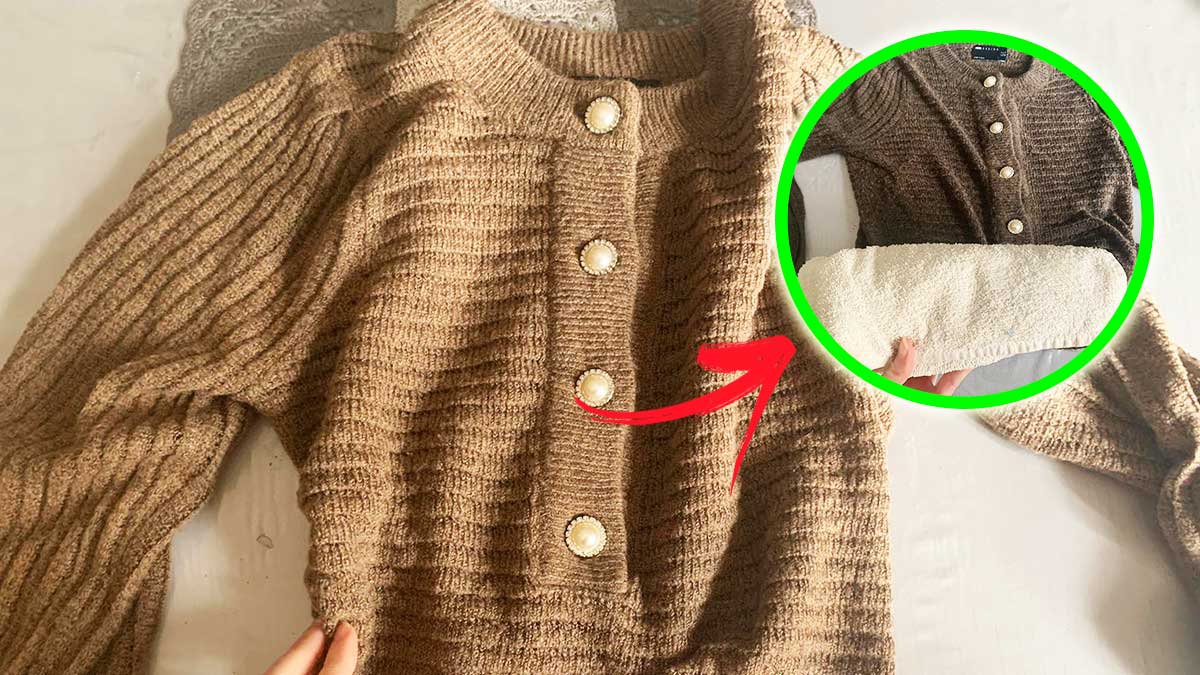 Come rimediare a un maglione rimpicciolito