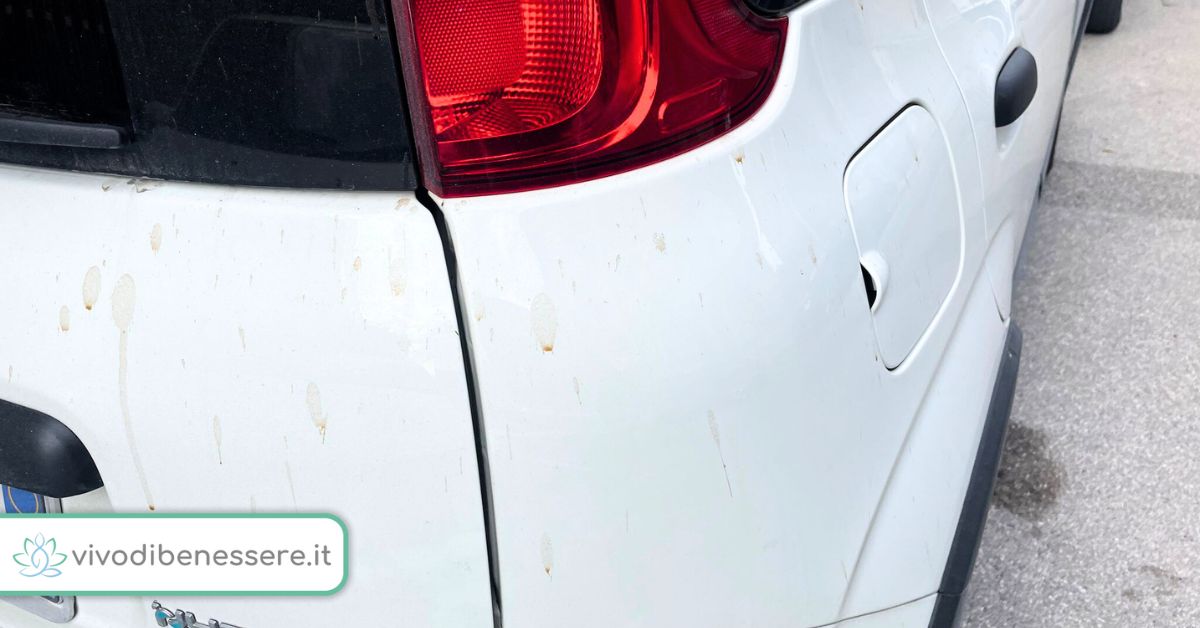 Come togliere le macchie di resina dall’auto