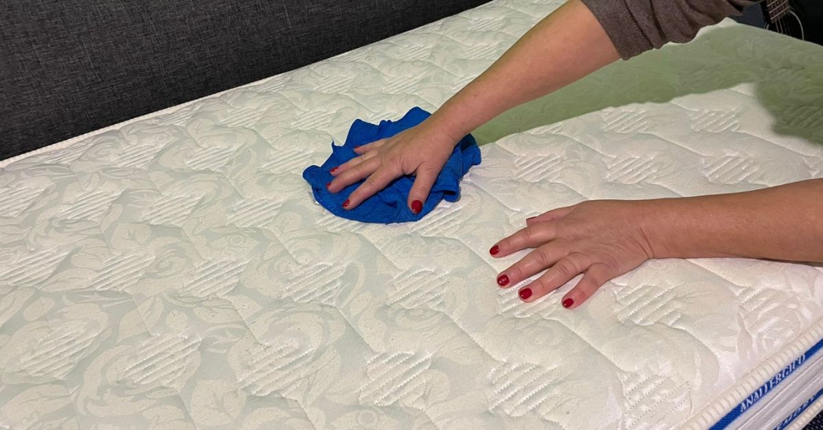 Pulizia del materasso a secco per rimuovere cattivi odori Pulizia del materasso a secco per rimuovere cattivi odori