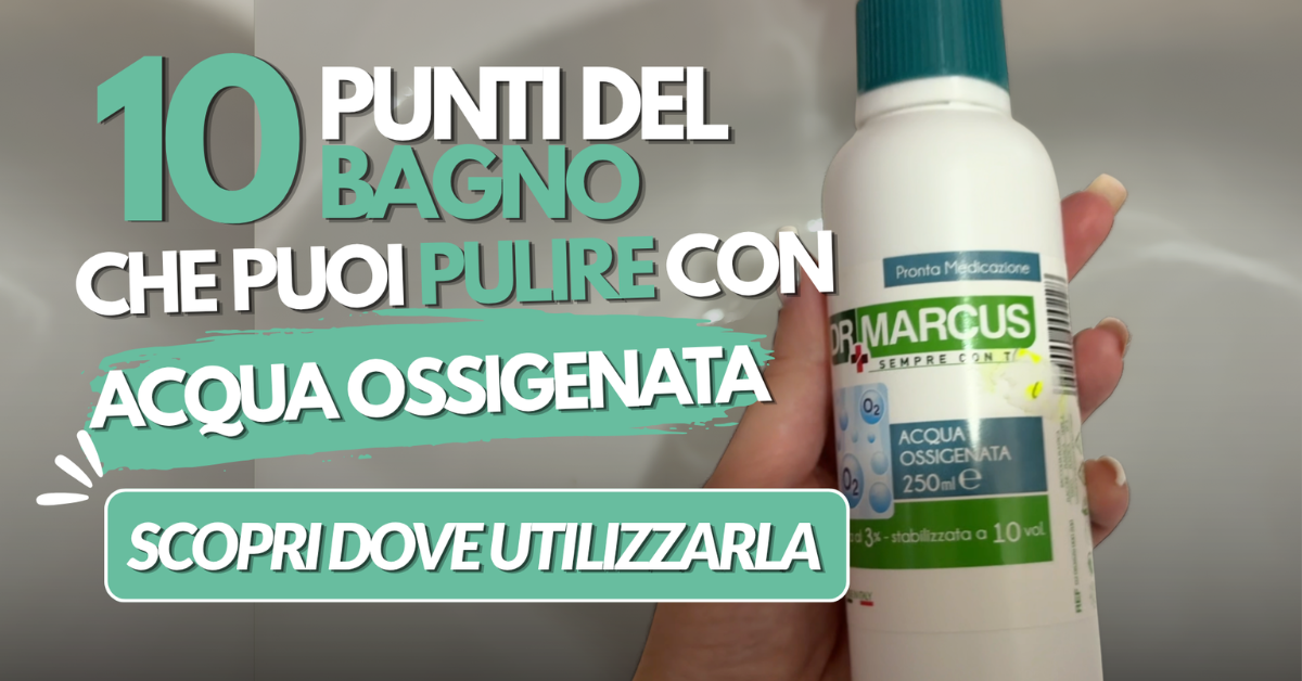 10 punti del bagno che puoi pulire con l’acqua ossigenata 10 punti del bagno che puoi pulire con l’acqua ossigenata